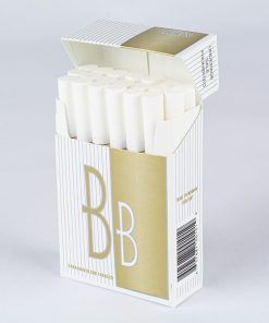 An Open Pack of BB Lights King Size Cigarettes