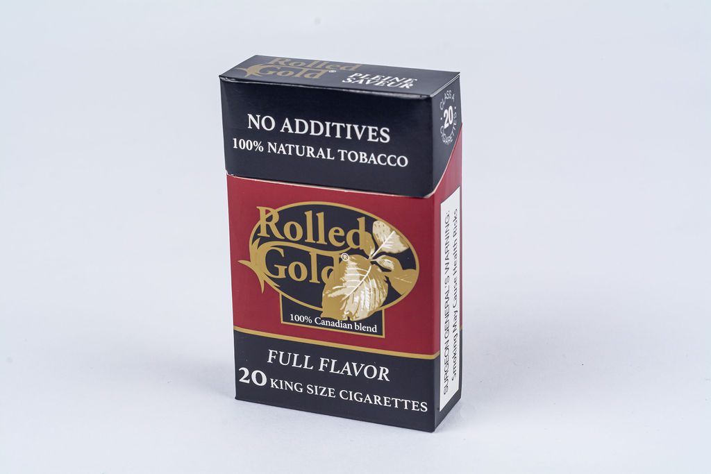 A Pack of Rolled Gold Full Flavour King Size Cigarettes