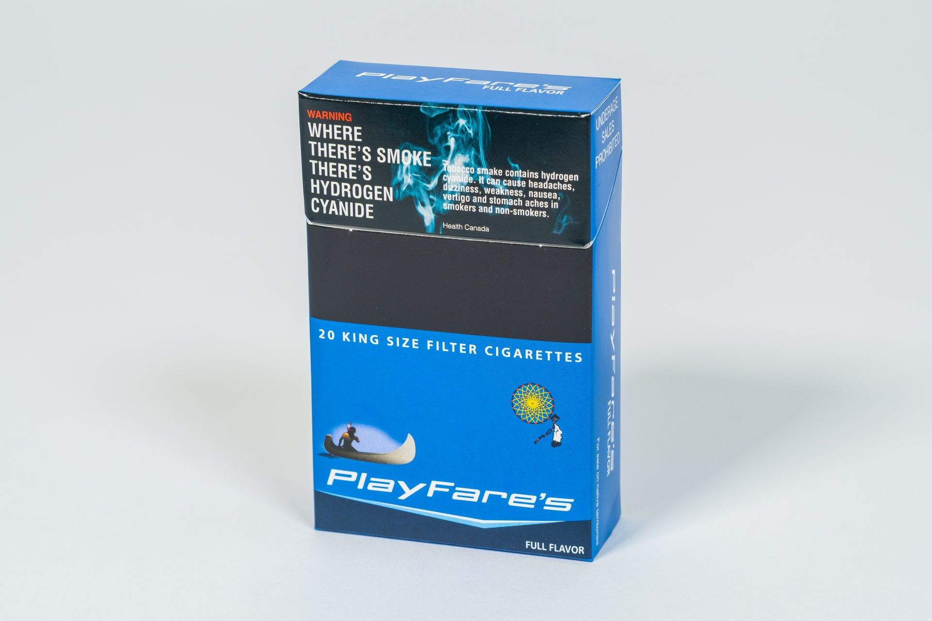 A Closed Pack of Playfare's Full Flavour Cigarettes