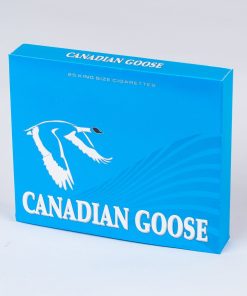 A Closed Pack of Canadian Goose Lights Cigarettes - 25 Pack