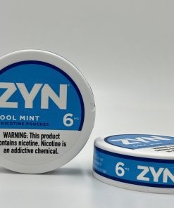 2 Containers of Zyn Cool Mint Nicotine Pouches 6mg